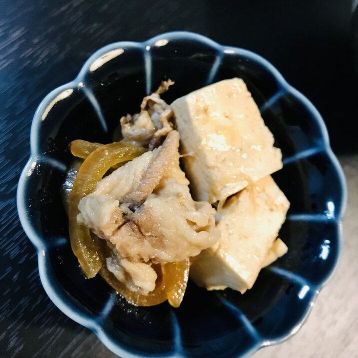 【376kcal】旨味しみしみ肉豆腐